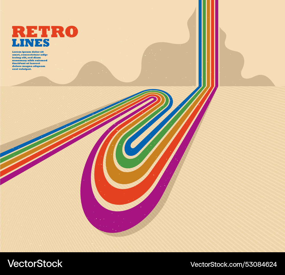 Linear abstract background in all colors Linear abstract background in all colors vector image