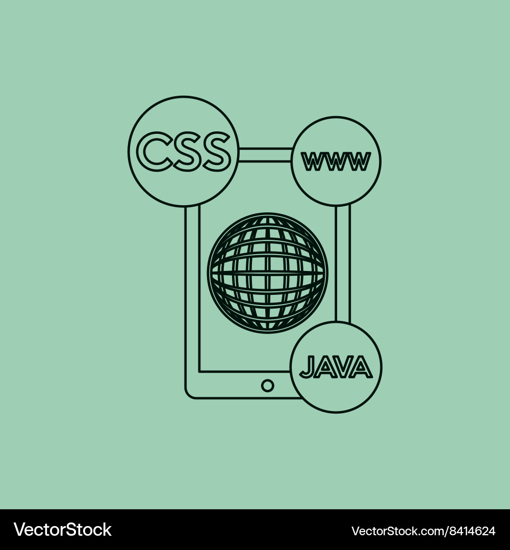 System programmer design vector image