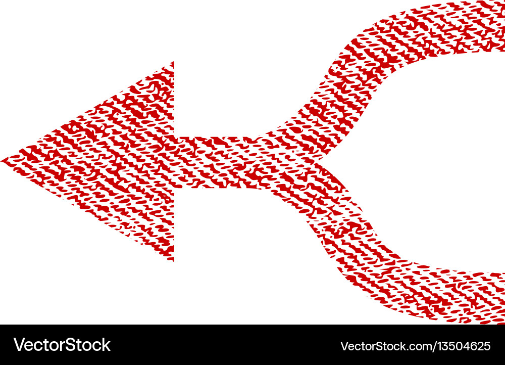 Combine arrow left fabric textured icon Combine arrow left fabric textured icon vector image