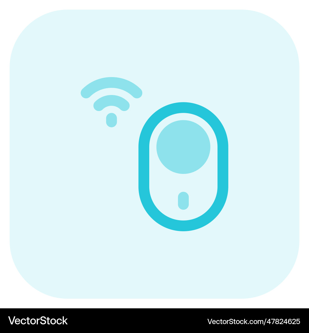 Motion sensor a device to detect nearby movement vector image