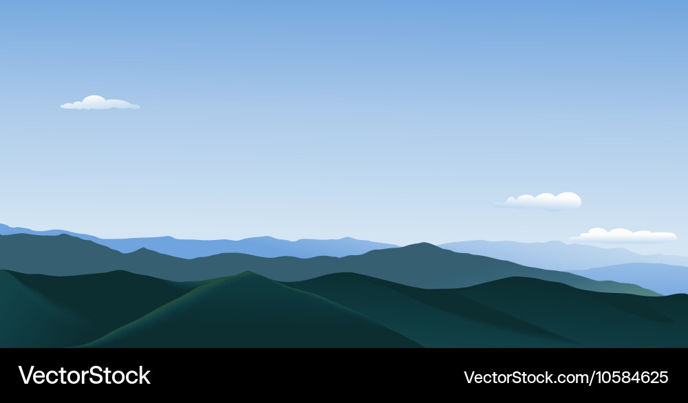 Mountain landscape Royalty Free Vector Image - VectorStock