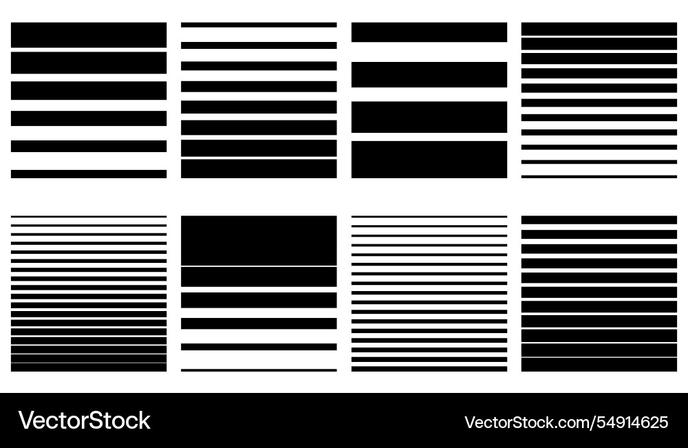 Seamless horizontal halftone patterns gradient Seamless horizontal halftone patterns gradient vector image