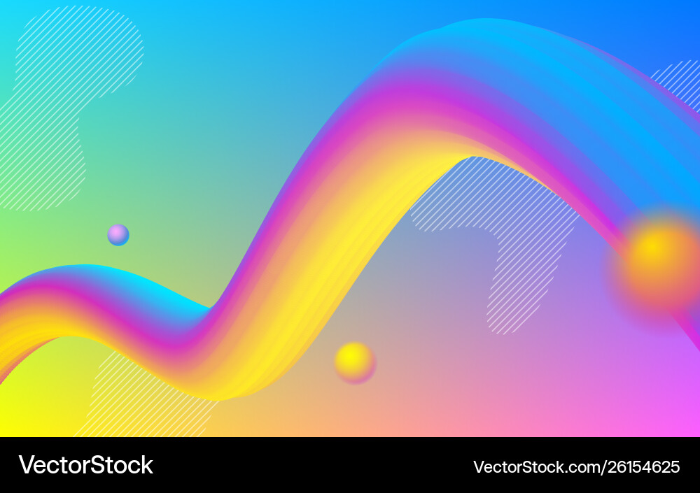 Trendy color gradient 3d transition background Trendy color gradient 3d transition background vector image