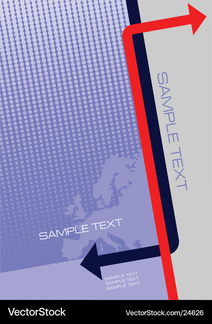 Abstract Arrow Grid Vector Image