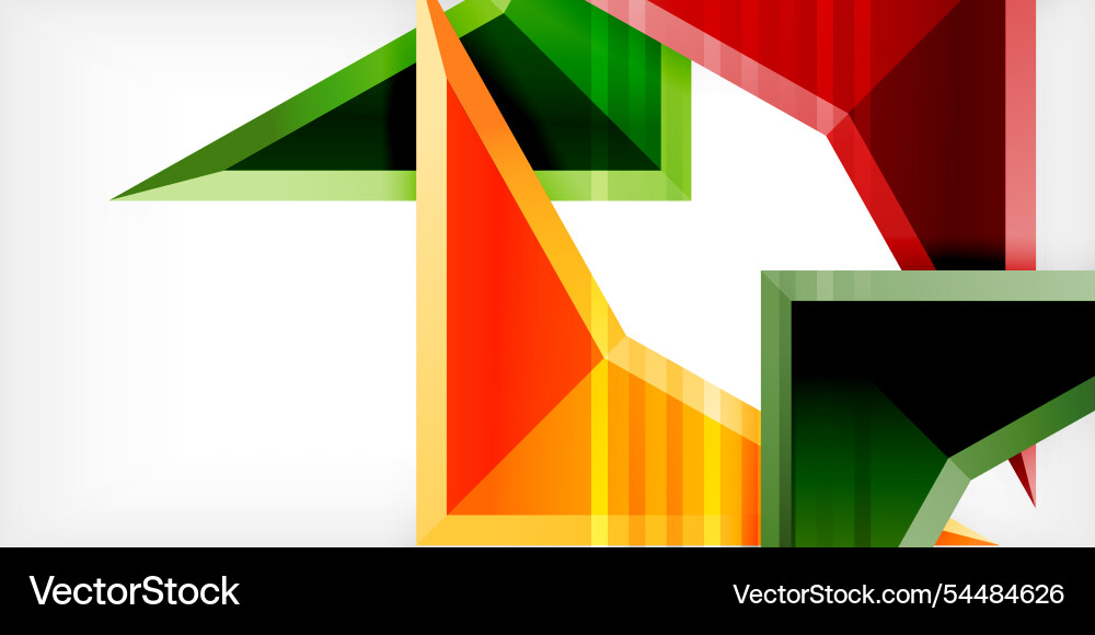 Abstract background color triangles and arrows Abstract background color triangles and arrows vector image