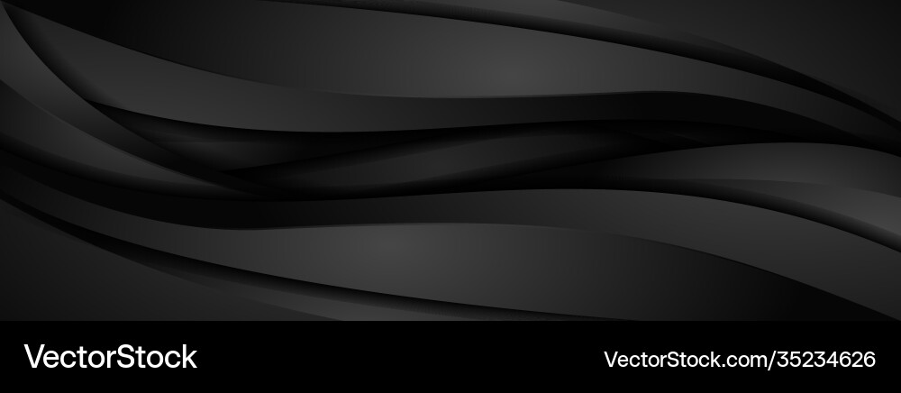 Abstract dynamic black background with various Abstract dynamic black background with various vector image