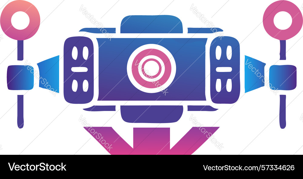 Ai-powered visual recognition and smart system vector image