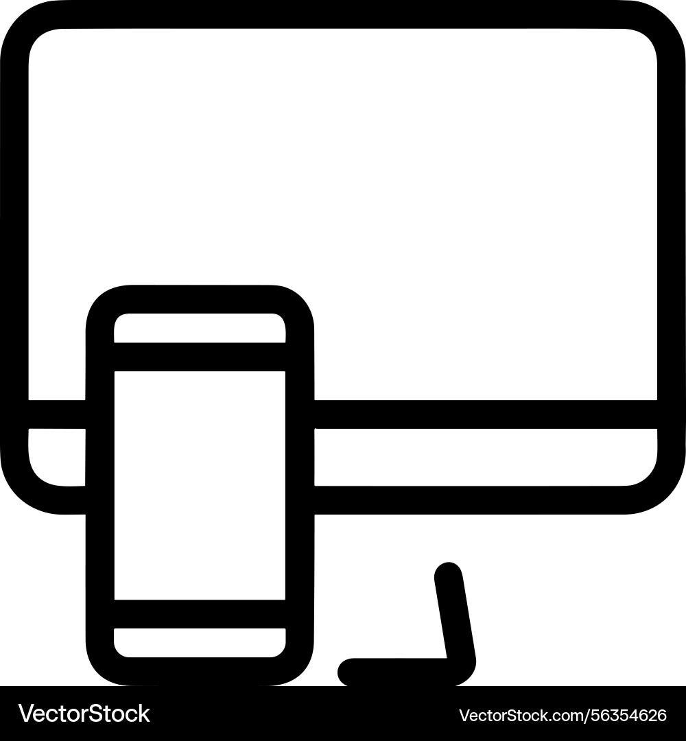 Computer icon symbol image Vector Image