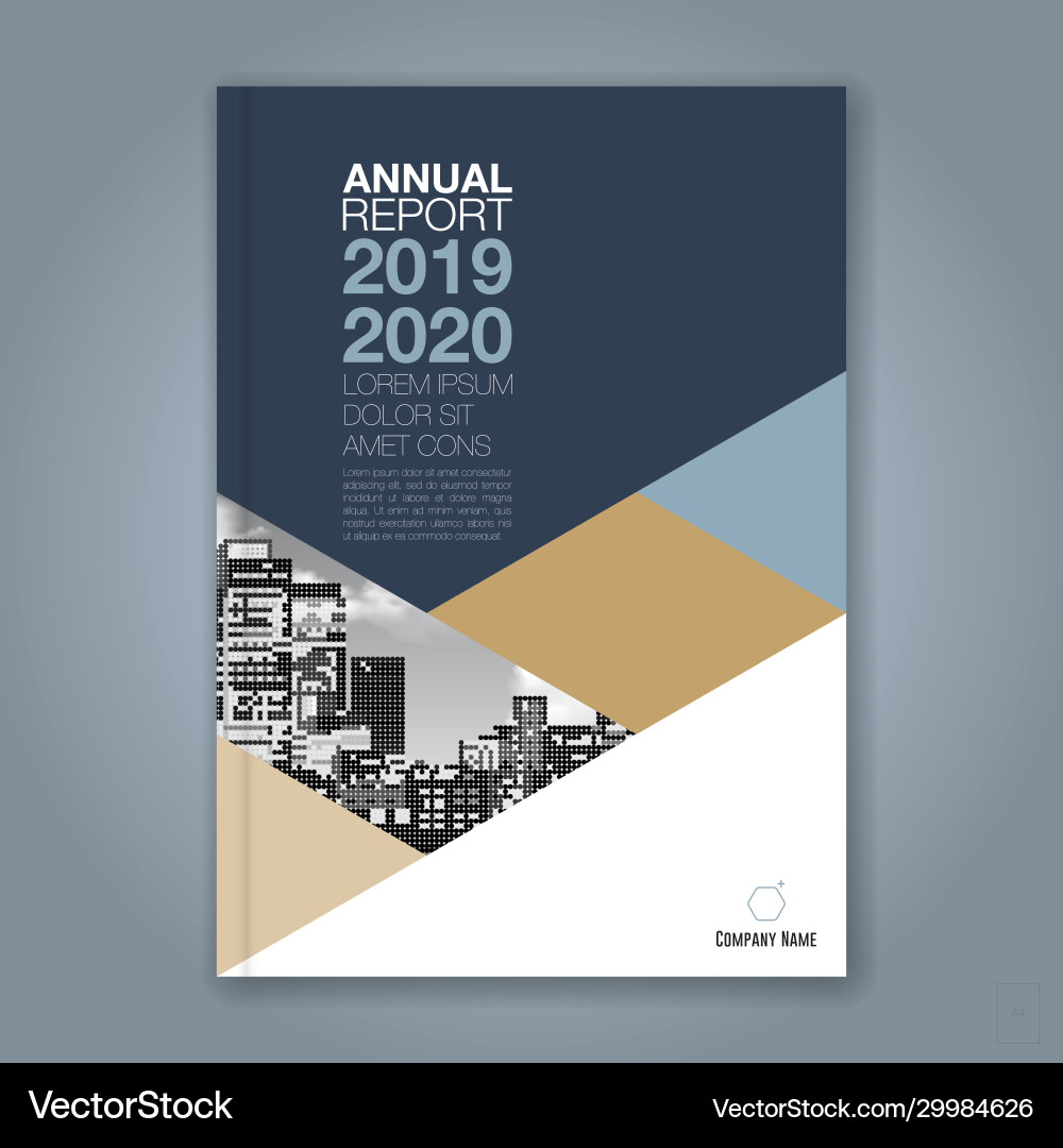 Cover annual report 1816 Cover annual report 1816 vector image