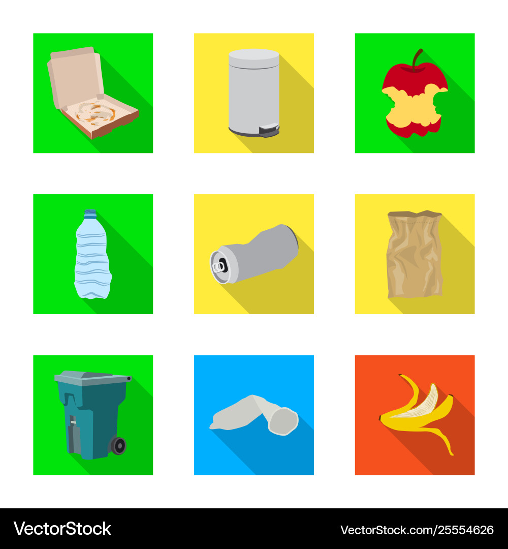 Design dump and sort symbol set Design dump and sort symbol set Vector Image