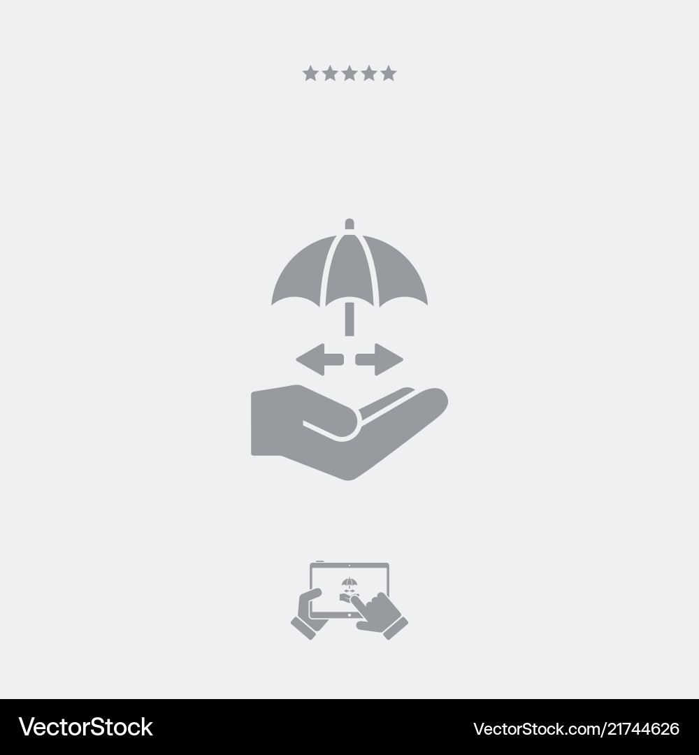 Network security system - minimal icon Network security system - minimal icon vector image