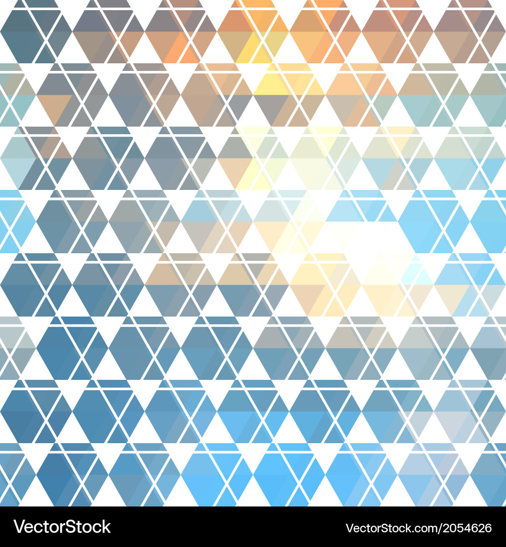 Pattern geometric background with triangles vector image