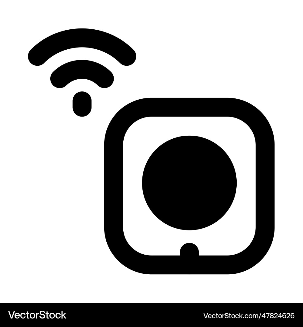 Wireless mounted motion sensor for tracking vector image
