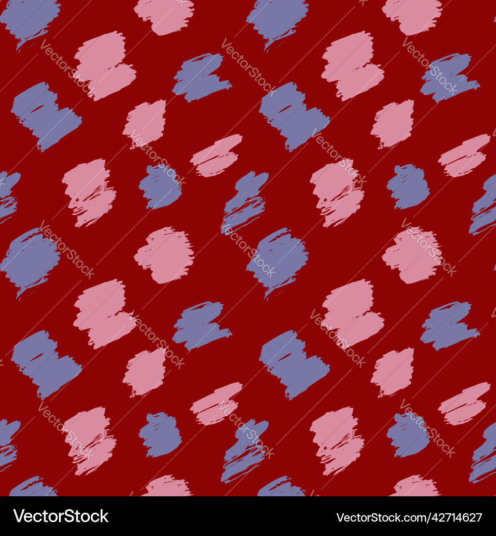A set of seamless patterns with brushstrokes A set of seamless patterns with brushstrokes Vector Image