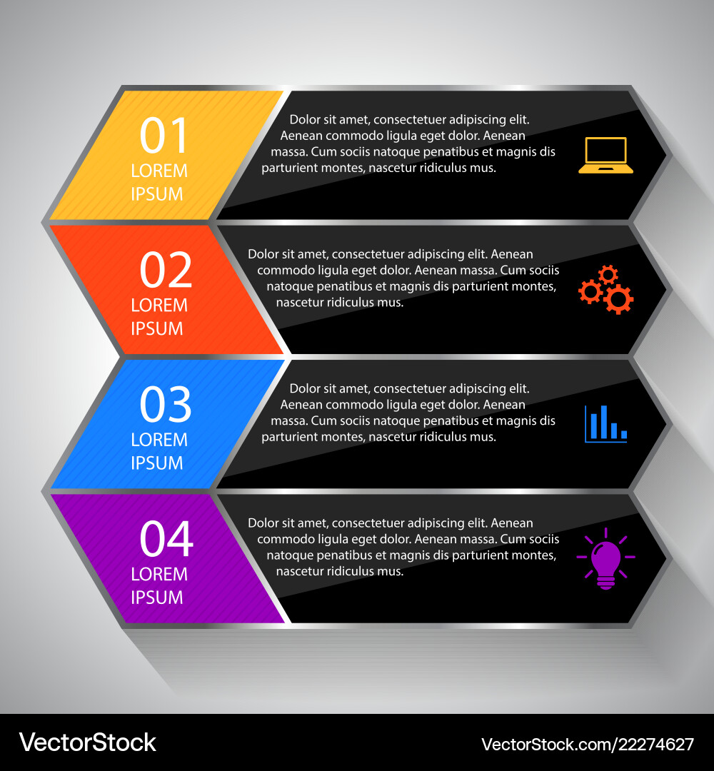 Abstract Data Charts vector image