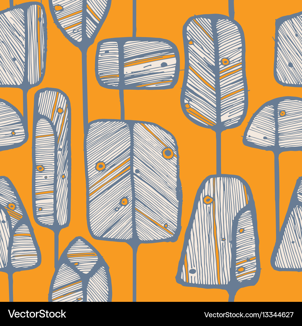 Abstract Tree Pattern vector image