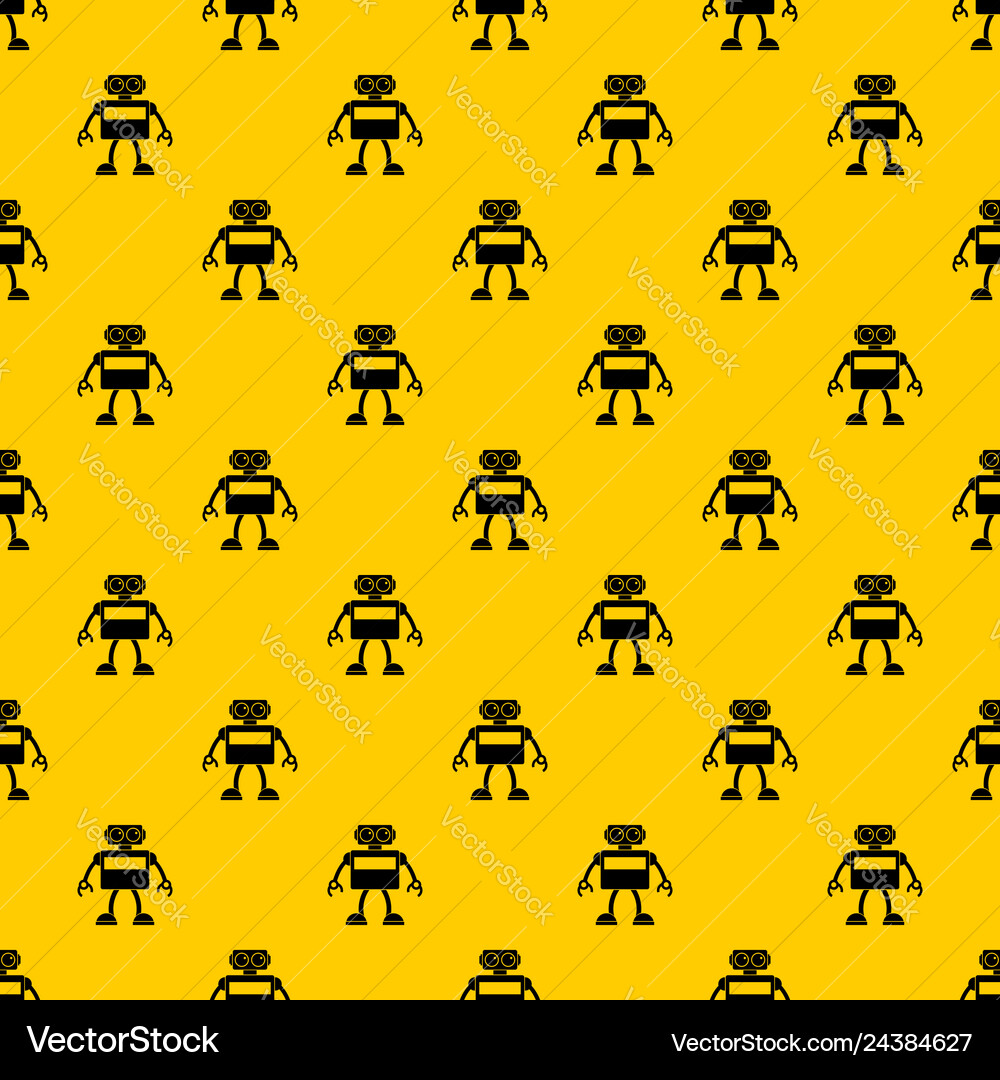 Android robot pattern Android robot pattern vector image