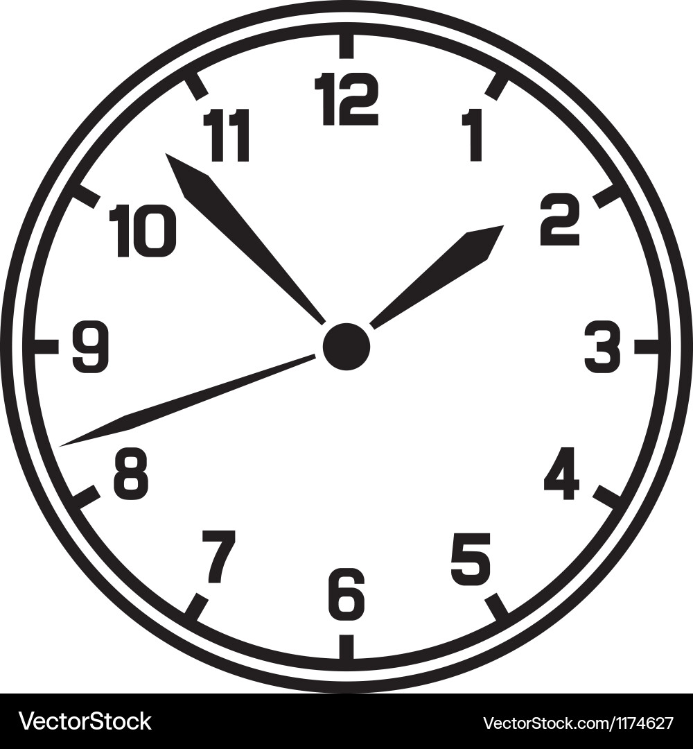 Digital Clock Timer vector image