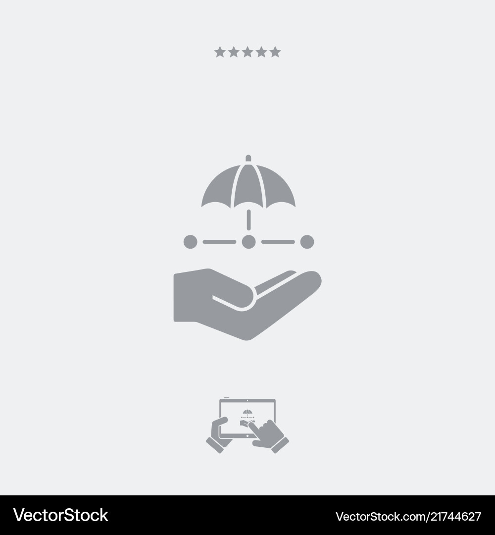 Network security system - minimal icon Network security system - minimal icon Vector Image