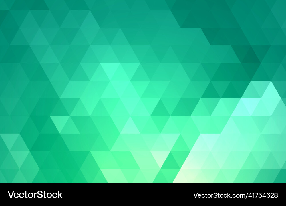 Abstract triangle pattern shape in turquoise Abstract triangle pattern shape in turquoise vector image