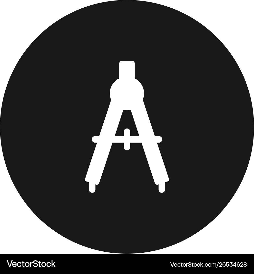 Compass icon simple sign for web site and mobile Compass icon simple sign for web site and mobile vector image