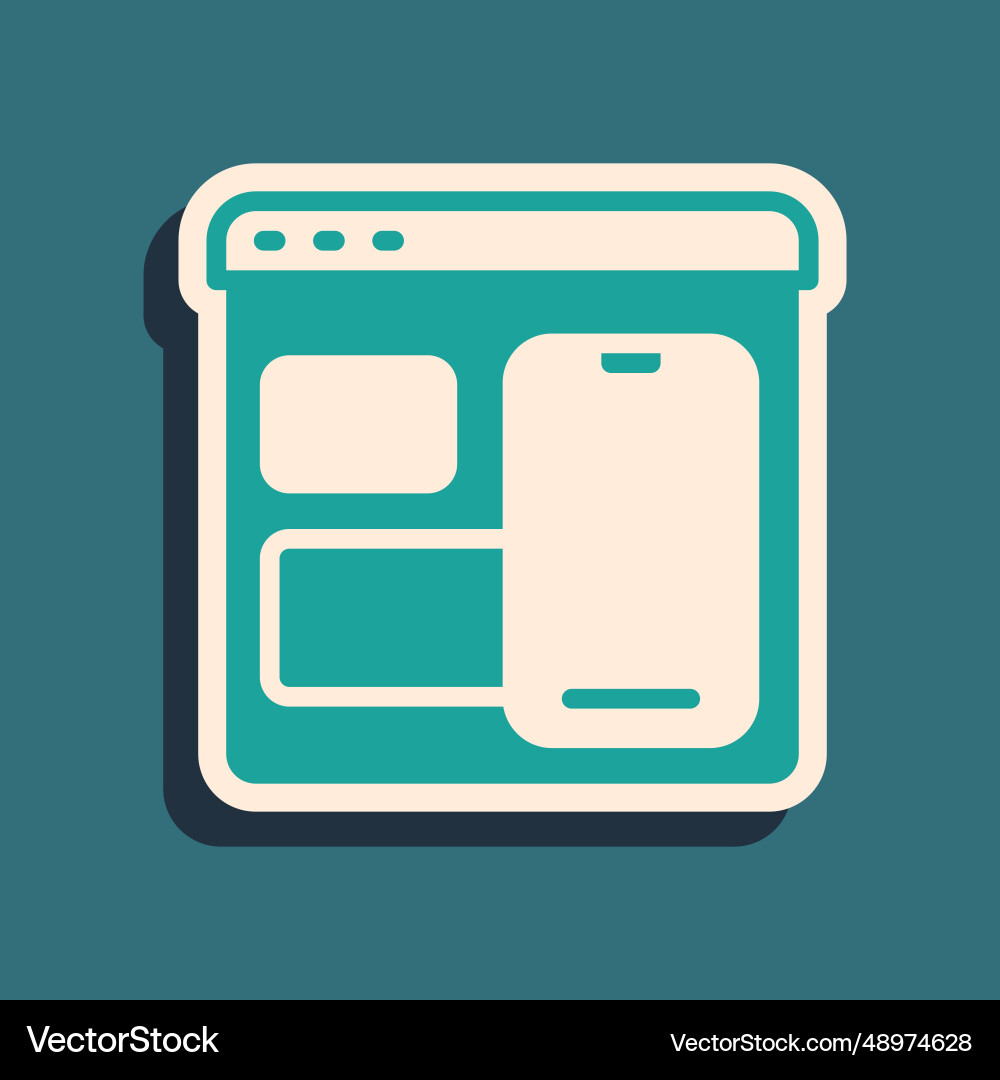 Green software web developer programming code Green software web developer programming code vector image