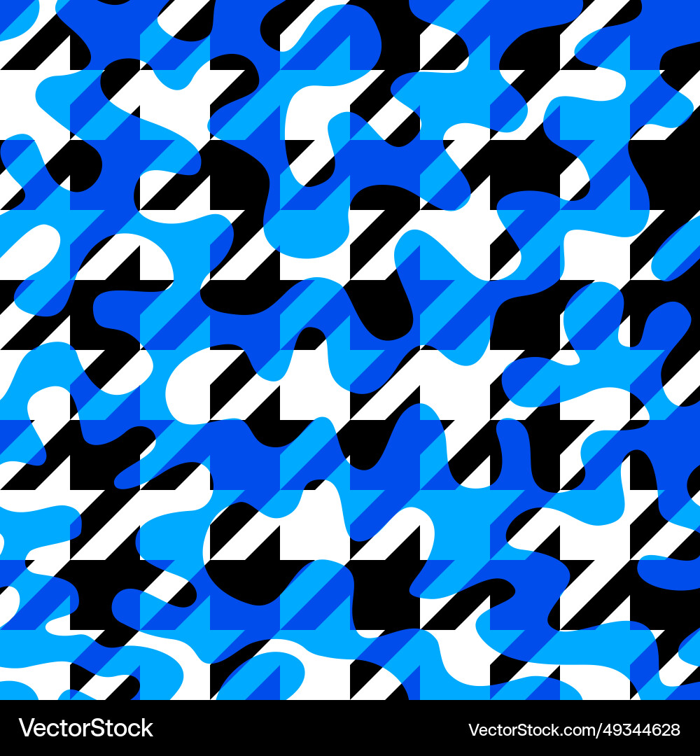 Houndstooth abstract geometric style pattern Houndstooth abstract geometric style pattern vector image