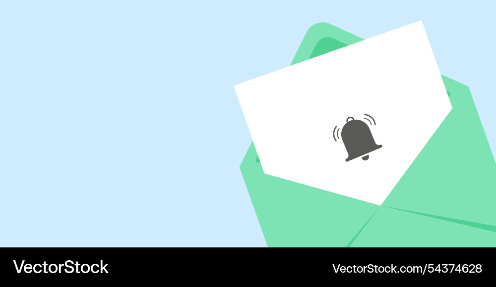 Message notification concept Message notification concept vector image