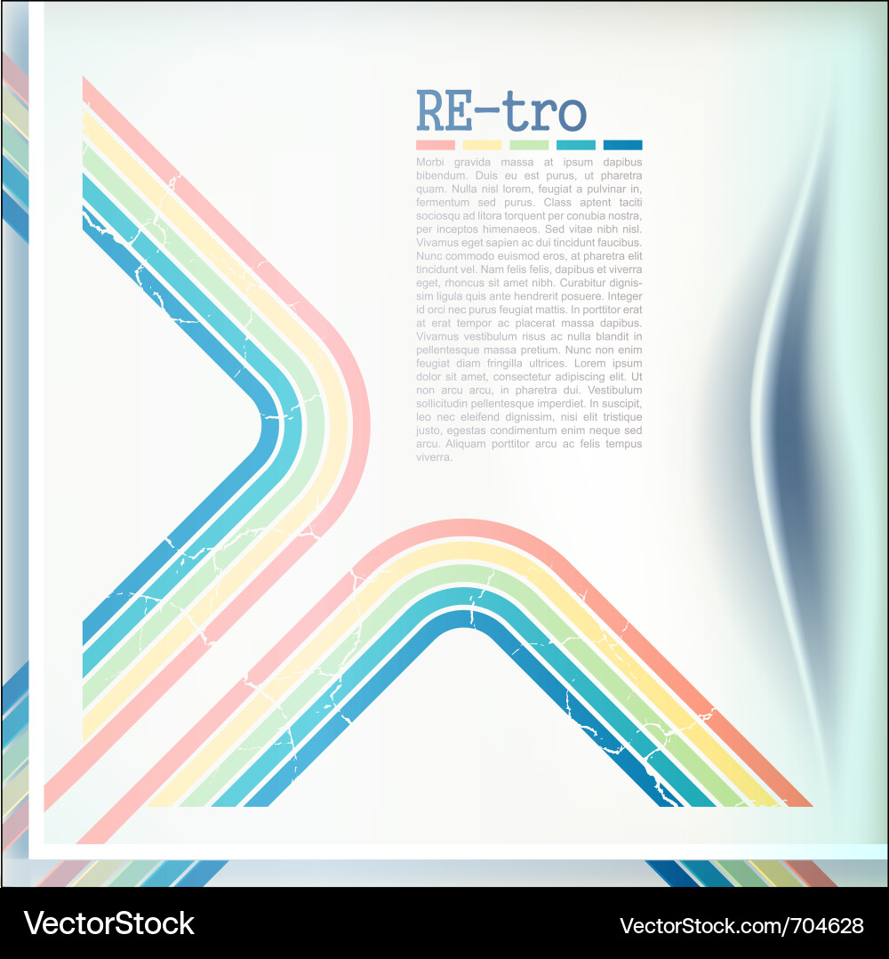 Retro Abstract Backdrop vector image