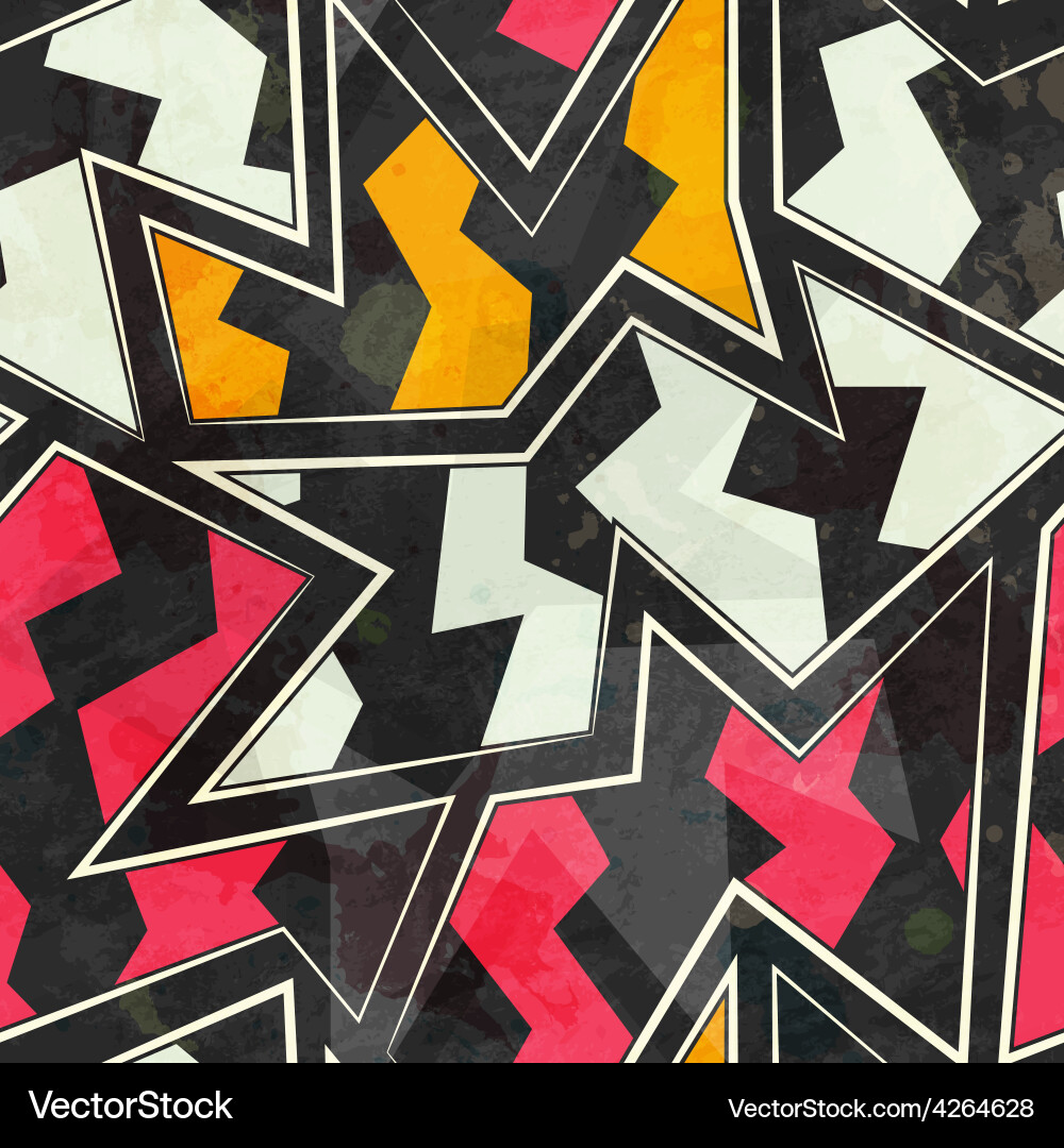 Zigzag Geometric Pattern vector image