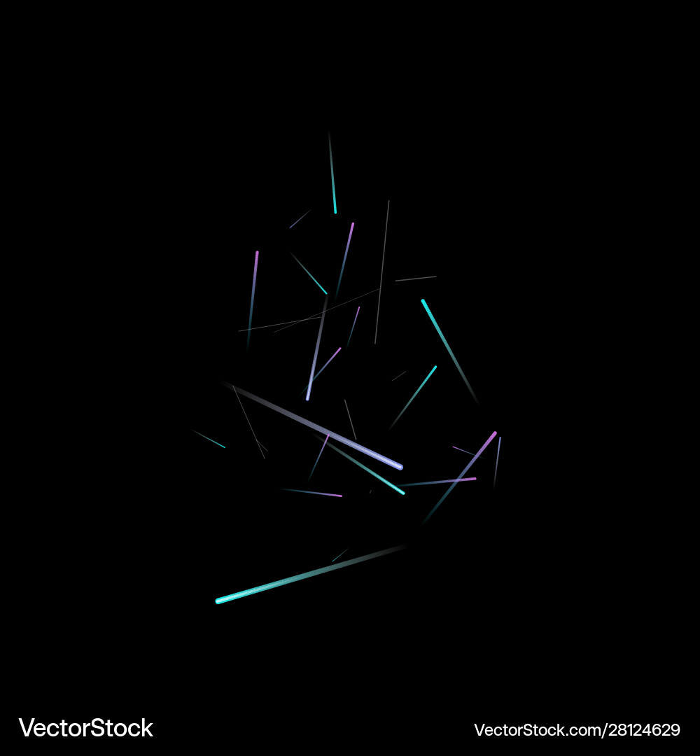 Fast effect motion neon light movement static Vector Image