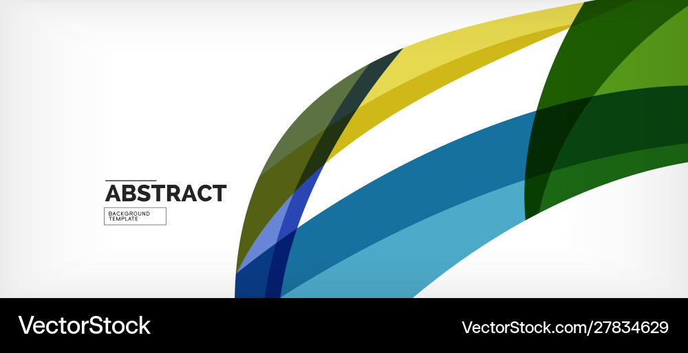 Linear wave web template Linear wave web template vector image