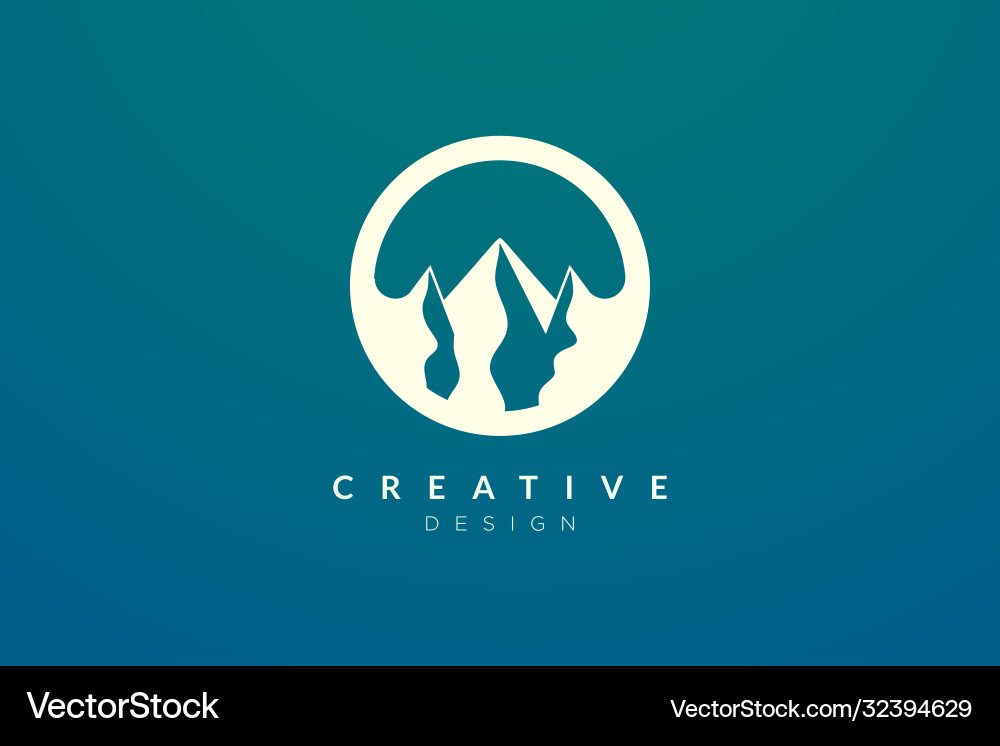 Logo design that combines circle objects Logo design that combines circle objects vector image