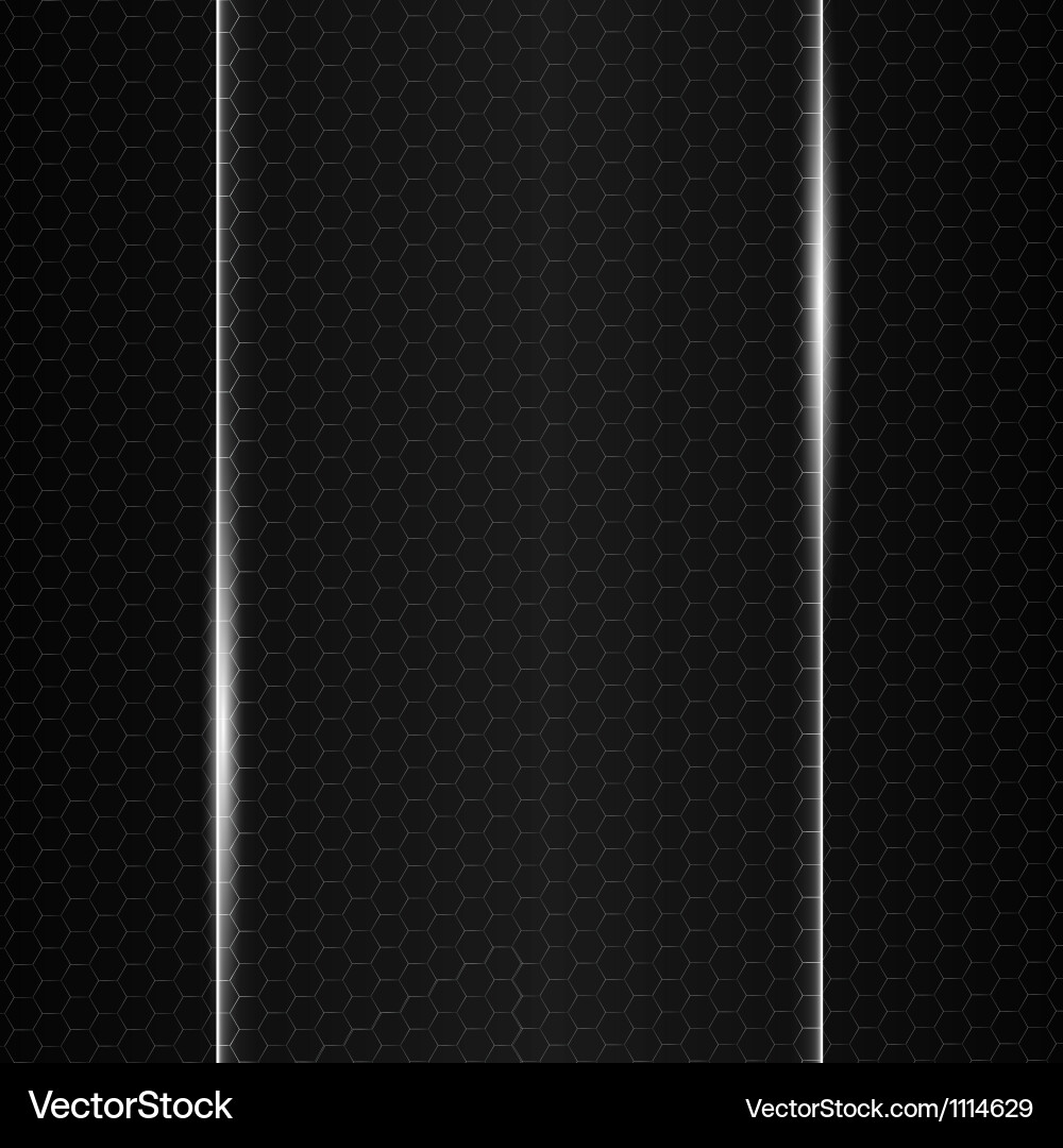 Metallic Chrome Grid Background Vector Image