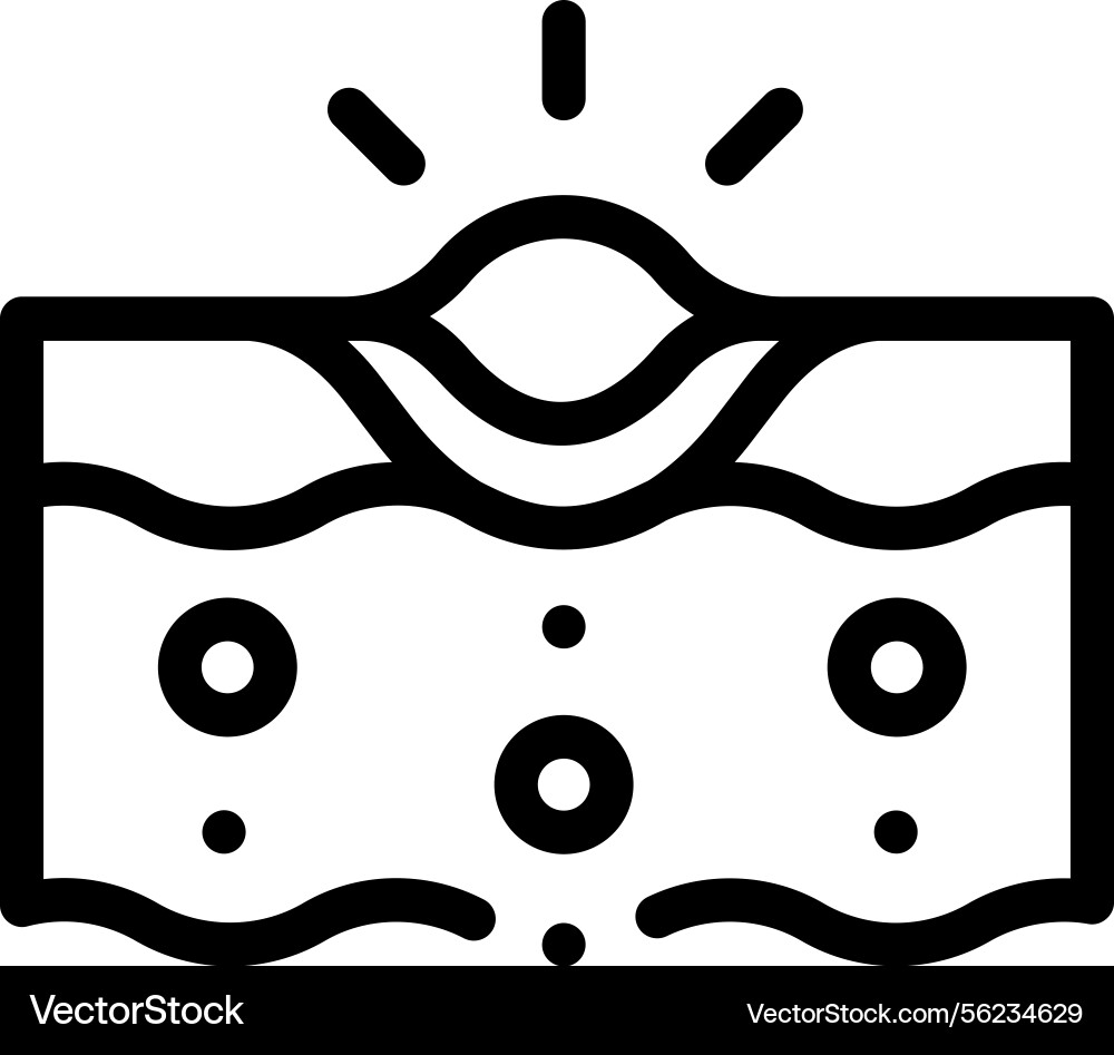 Pin code icon thin linear style design isolated Pin code icon thin linear style design isolated vector image