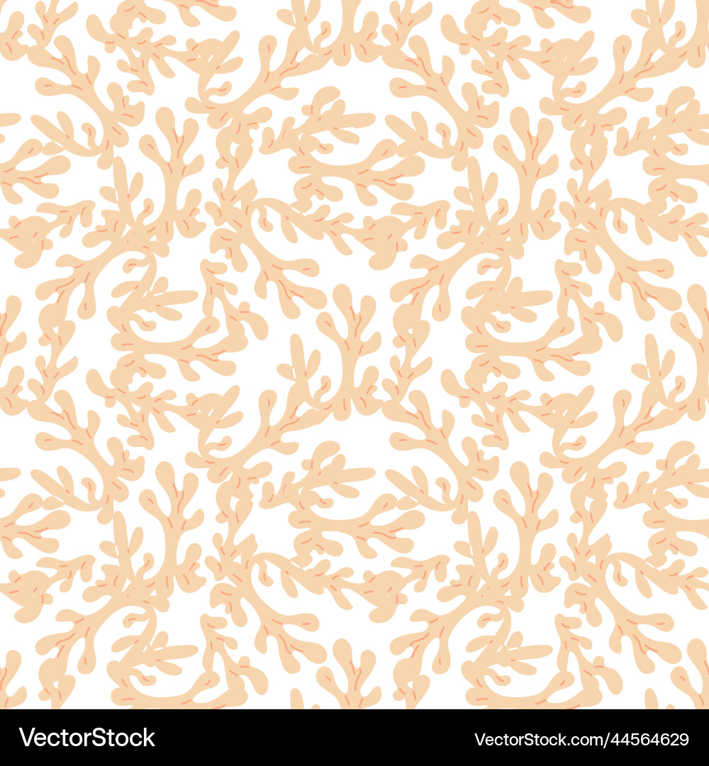 Seamless pattern with corals background Seamless pattern with corals background vector image