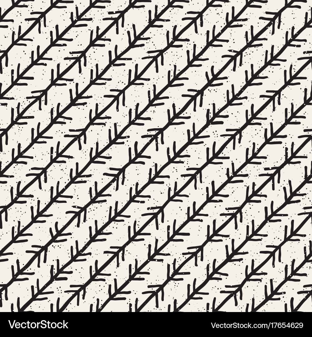 Seamless pattern with hand drawn lines abstract Vector Image