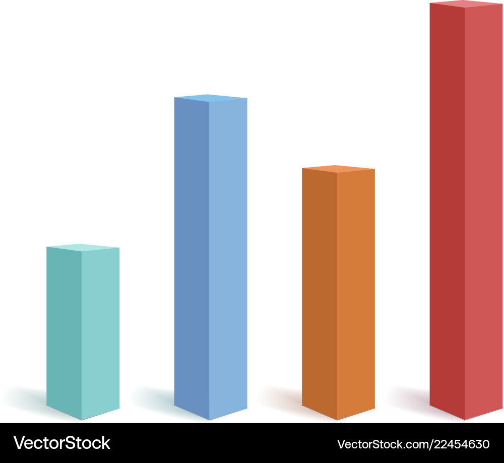 Abstract Data Visualization Numbers vector image