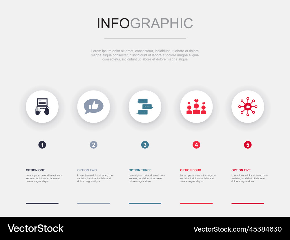 Blogging social media comments followers Vector Image