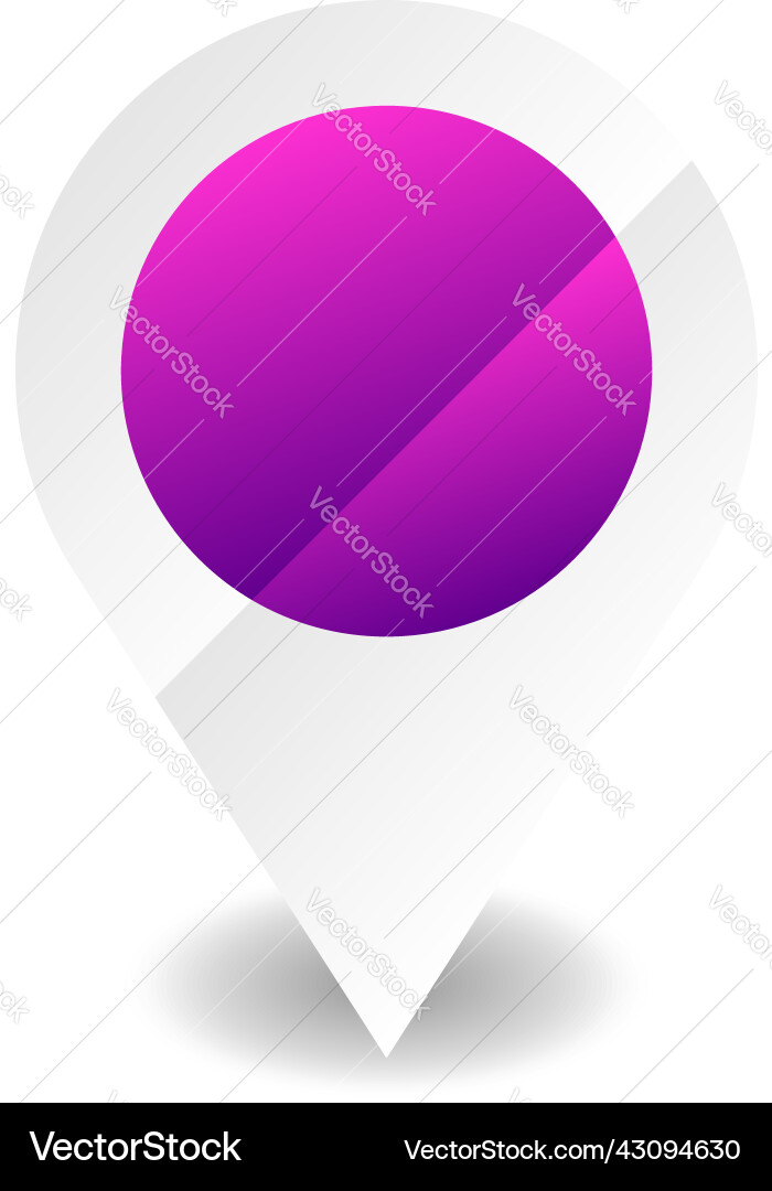 Map marker pin icon location address Map marker pin icon location address vector image