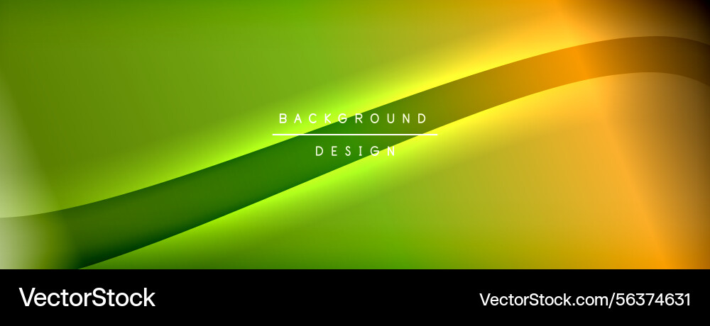 Abstract gradient background smooth curves blend Vector Image