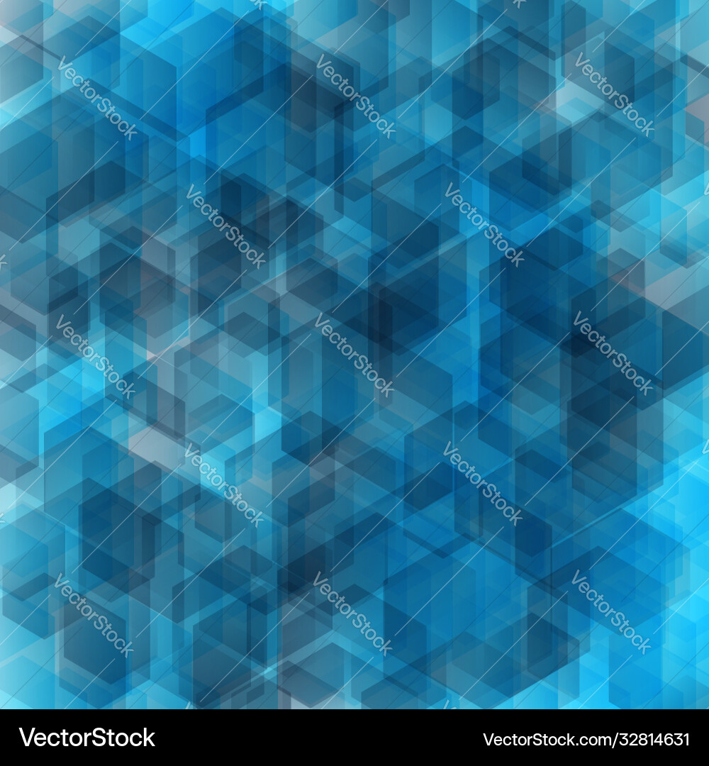 Blue tech mosaic background abstract grid texture Blue tech mosaic background abstract grid texture vector image