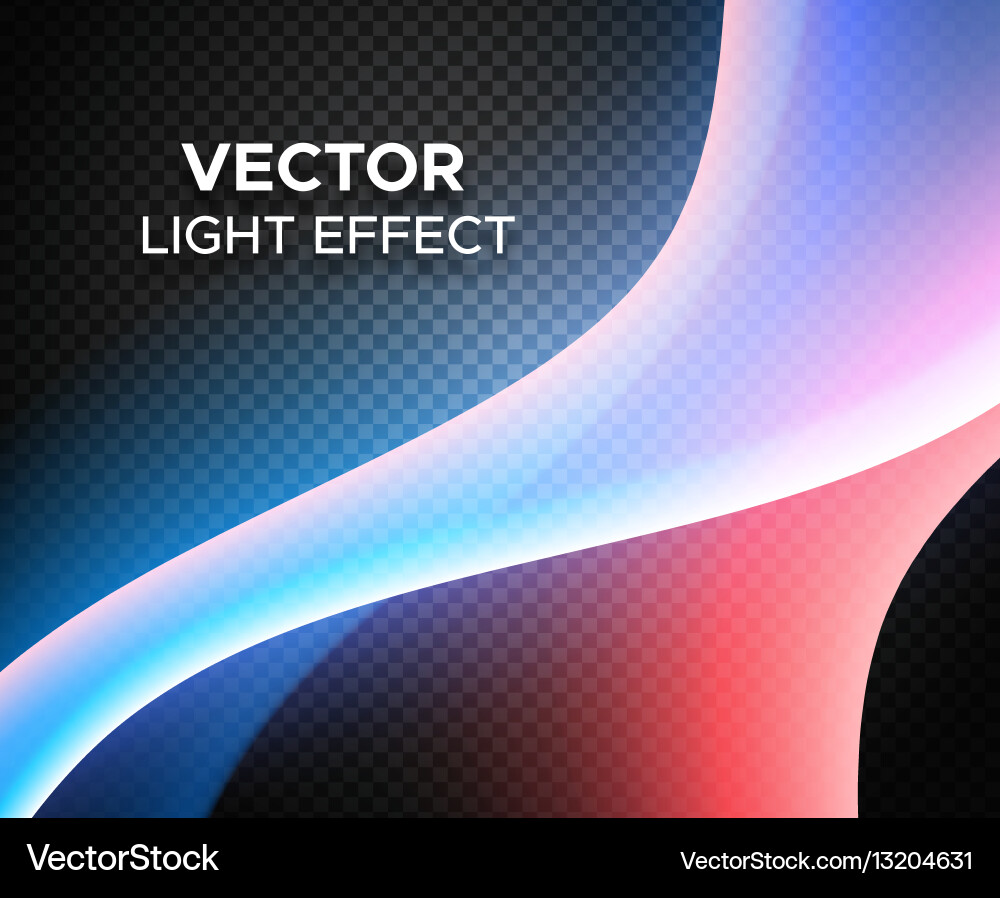 Light effect on checkered background Vector Image