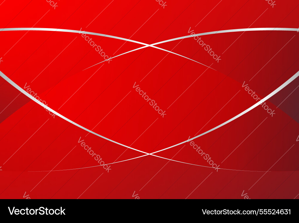 Red gradient color soft light and silver line Red gradient color soft light and silver line Vector Image
