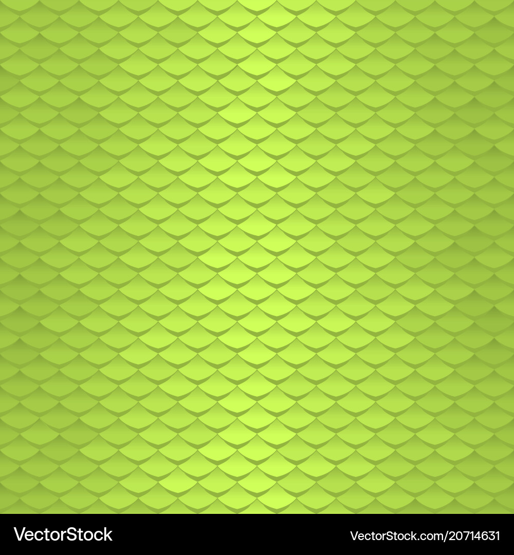 Seamless scale pattern green squama texture Seamless scale pattern green squama texture vector image