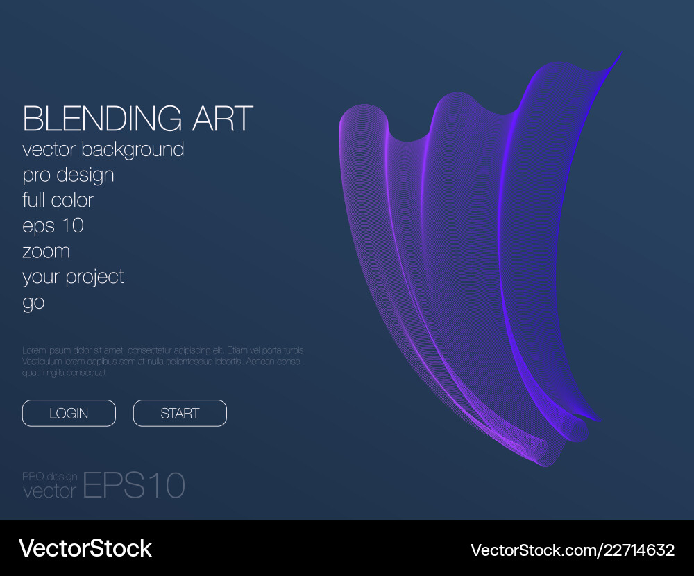 Abstract blend background template for web site Abstract blend background template for web site vector image