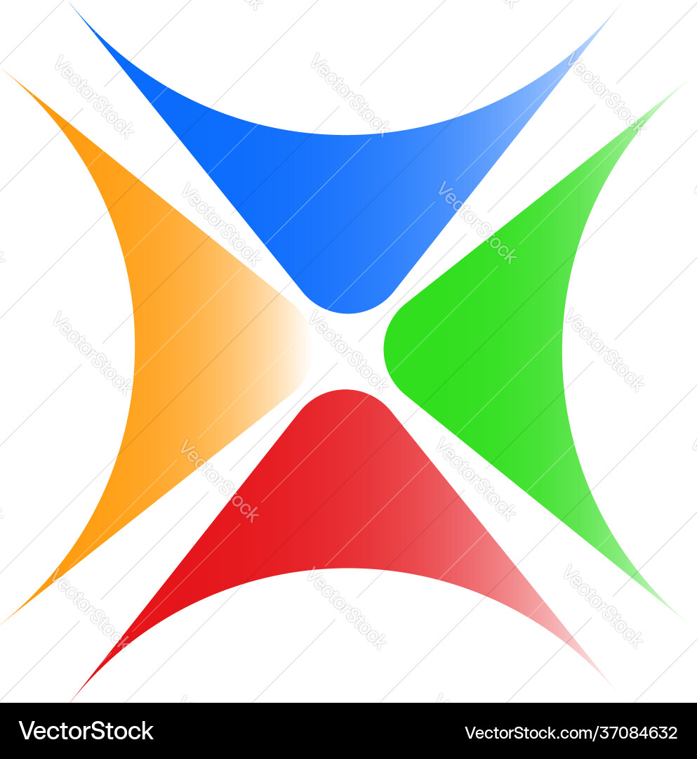 Abstract geometric shape icon element Abstract geometric shape icon element Vector Image