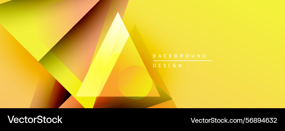 Abstract yellow design features overlapping Abstract yellow design features overlapping vector image