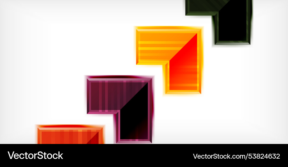 Arrow symbols created with 3d effects and line Arrow symbols created with 3d effects and line Vector Image
