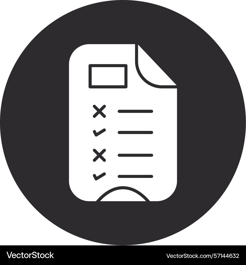 Guide inverted circle black Vector Image